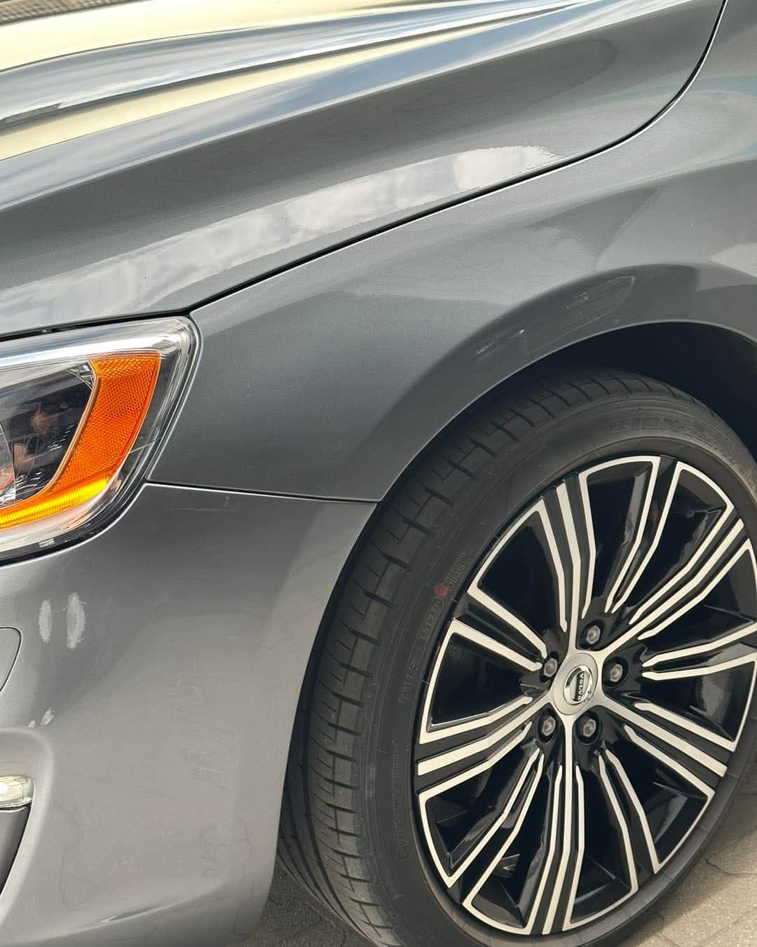 Błotnik po naprawie PDR