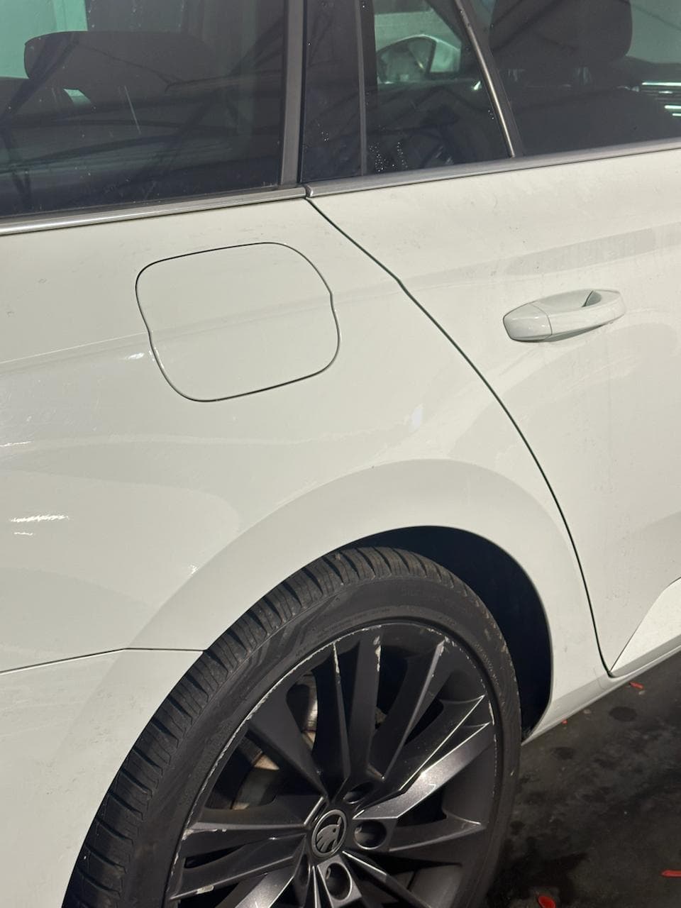 Błotnik po naprawie PDR